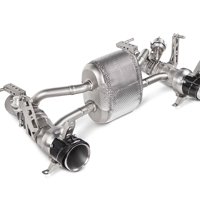 Akrapovic 16-17 Ferrari 488 GTB/488 Spyder Slip-On Line (Titanium) w/ Carbon Tips