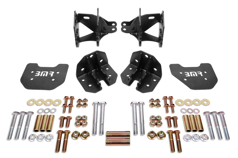 BMR 79-04 Mustang Rear Coilover Conversion Kit w/ Control Arm Bracket - Black Hammertone BMR 79-04 Mustang Rear Coilover Conversion Kit w/ Control Arm Bracket - Black Hammertone