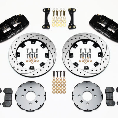 Wilwood Dynapro 6 Front Hat Kit 12.19in Drilled 90-99 Civic w/240 mm Disc
