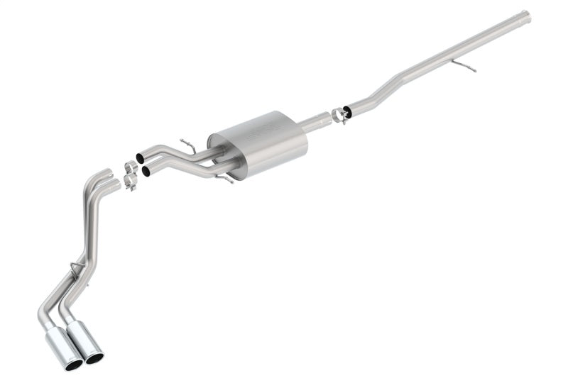 Borla S-Type Cat-Back 14 Sierra 1500 Ext. Cab Stnd Bed/CC Short Bed 143.5in WB Side Exit Exhaust Borla S-Type Cat-Back 14 Sierra 1500 Ext. Cab Stnd Bed/CC Short Bed 143.5in WB Side Exit Exhaust