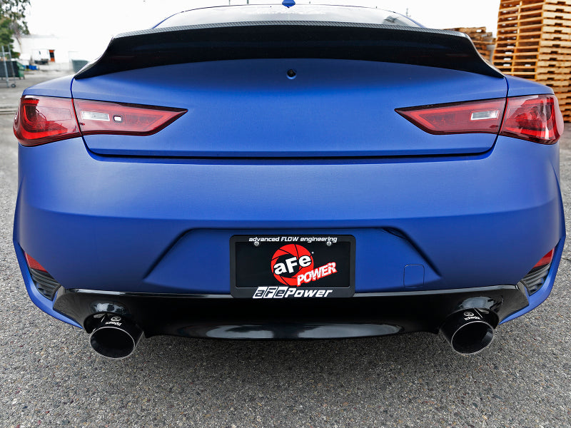 aFe POWER Takeda 2.5in 304 SS Axle-Back Exhaust w/ Black Tips 17-19 Infiniti Q60 V6-3.0L (tt) aFe POWER Takeda 2.5in 304 SS Axle-Back Exhaust w/ Black Tips 17-19 Infiniti Q60 V6-3.0L (tt)