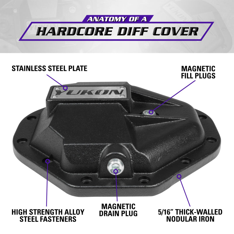 Yukon Gear Hardcore Nodular Iron Cover for Chrysler 9.25in Rear Differential Yukon Gear Hardcore Nodular Iron Cover for Chrysler 9.25in Rear Differential