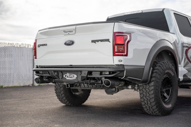 Addictive Desert Designs 17-19 Ford F-150 Raptor PRO Bolt-On Rear Bumper Addictive Desert Designs 17-19 Ford F-150 Raptor PRO Bolt-On Rear Bumper