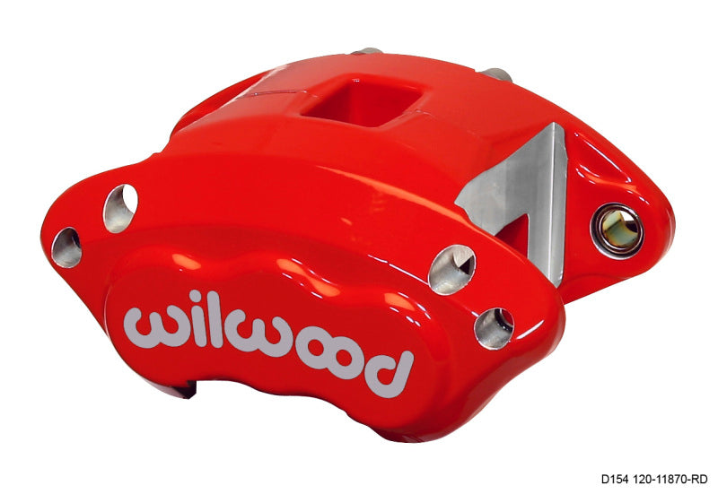 Wilwood Caliper-D154-Red 2.50in Piston 1.04in Disc Wilwood Caliper-D154-Red 2.50in Piston 1.04in Disc