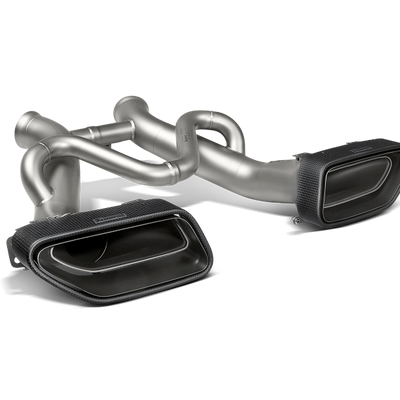 Akrapovic 14-17 McLaren 650S/650S Spyder Slip-On Line (Titanium) w/ Carbon Tips