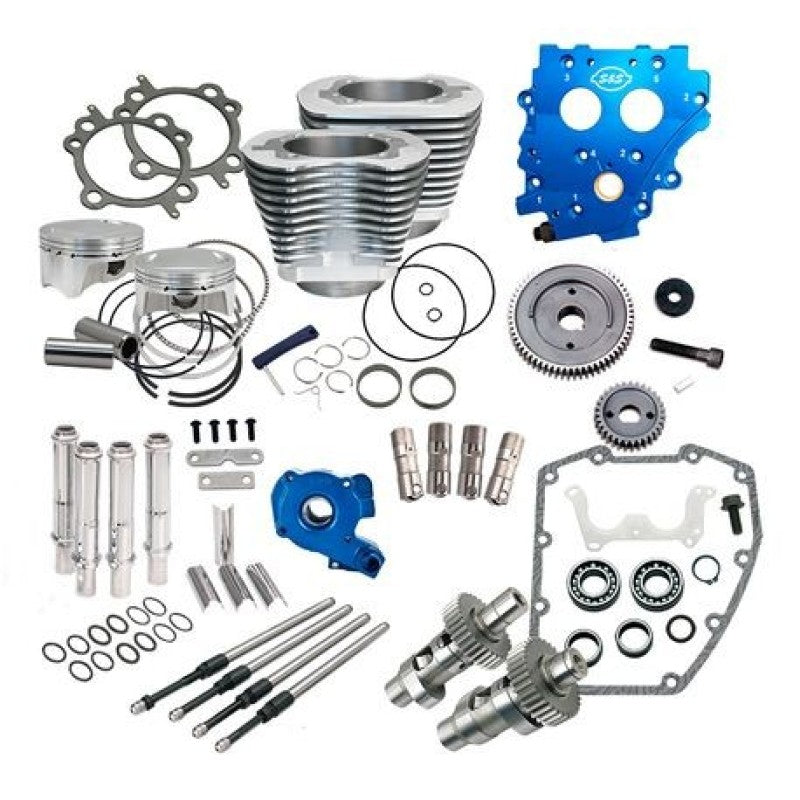 S&S Cycle 99-06 BT 100in Power Package - Silver S&S Cycle 99-06 BT 100in Power Package - Silver