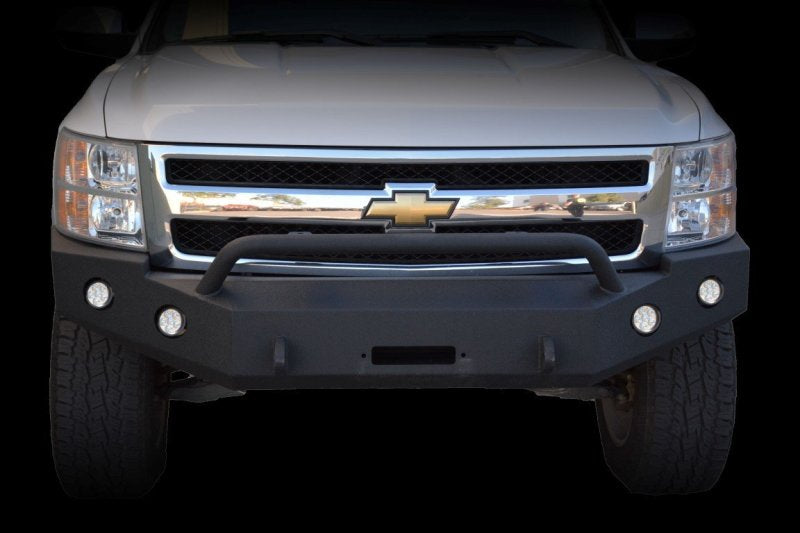 DV8 Offroad 07-13 Chevrolet Silverado 1500 Front Bumper - Black Powdercoat DV8 Offroad 07-13 Chevrolet Silverado 1500 Front Bumper - Black Powdercoat