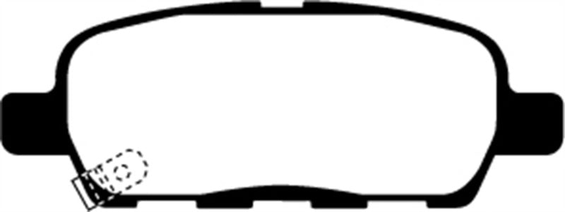 EBC 03-05 Infiniti FX35 3.5 Yellowstuff Rear Brake Pads EBC 03-05 Infiniti FX35 3.5 Yellowstuff Rear Brake Pads