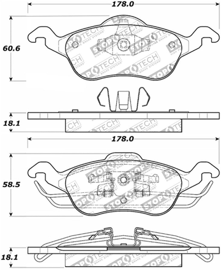 StopTech Performance Brake Pads StopTech Performance Brake Pads