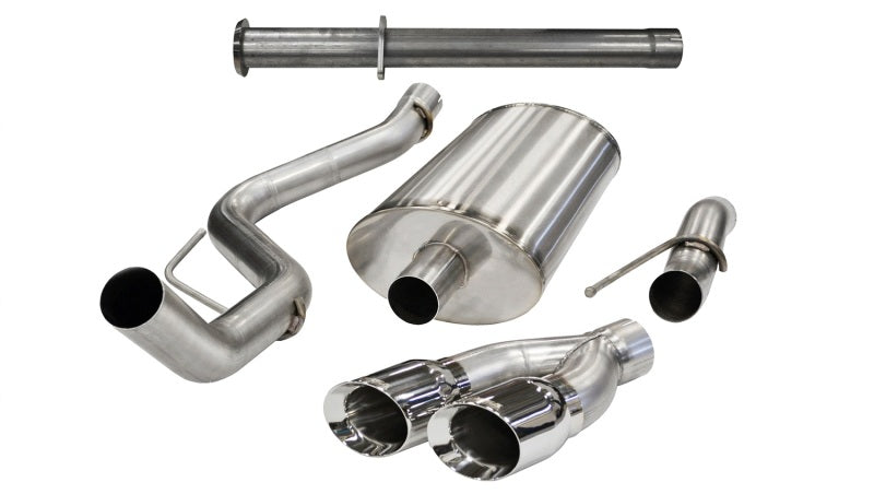 Corsa 2011-2014 Ford F-150 Raptor 6.2L V8 145in Wheelbase Polished Xtreme Cat-Back Exhaust Corsa 2011-2014 Ford F-150 Raptor 6.2L V8 145in Wheelbase Polished Xtreme Cat-Back Exhaust