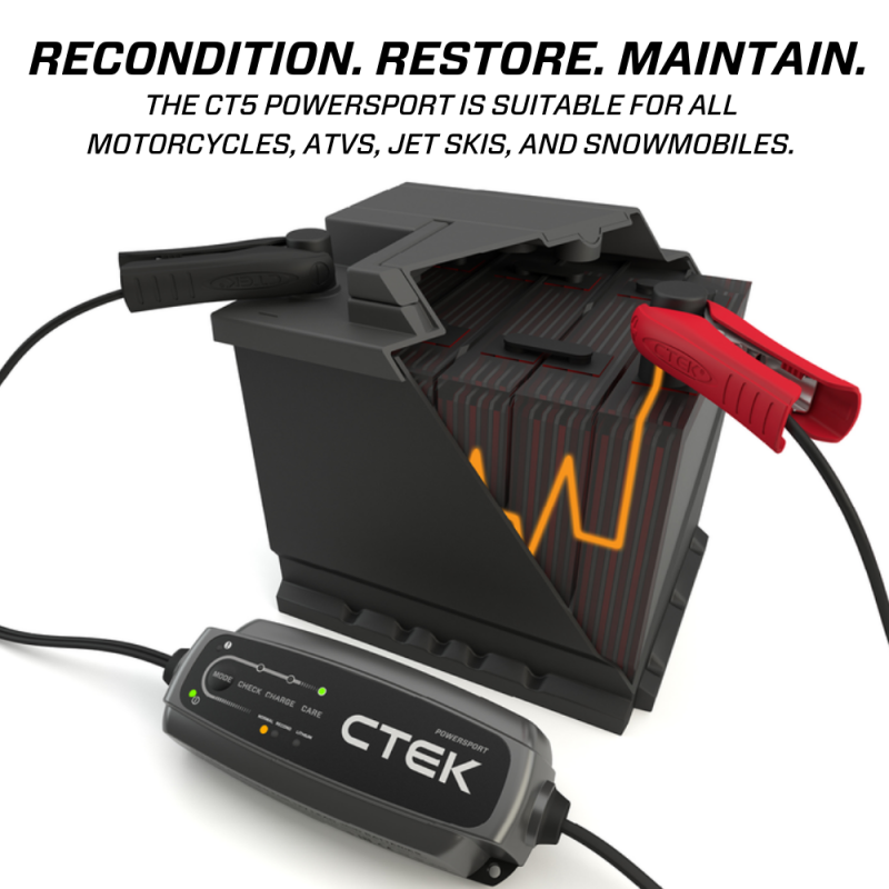 CTEK Battery Charger - CT5 Powersport - 2.3A CTEK Battery Charger - CT5 Powersport - 2.3A