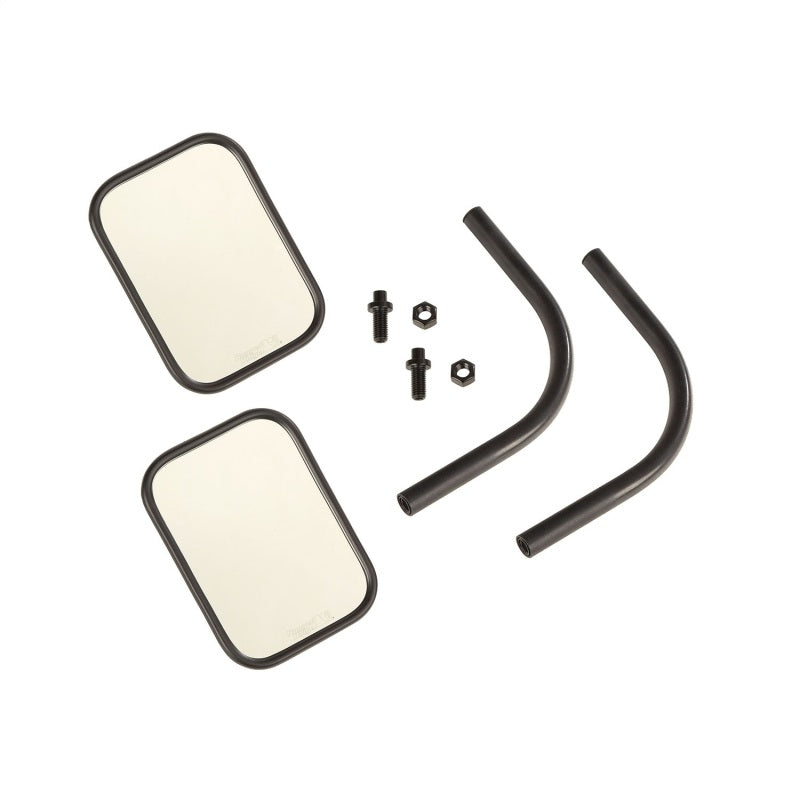 Rugged Ridge 18-20 Jeep Wrangler JL/JT Rectangular Trail Mirror Kit Rugged Ridge 18-20 Jeep Wrangler JL/JT Rectangular Trail Mirror Kit