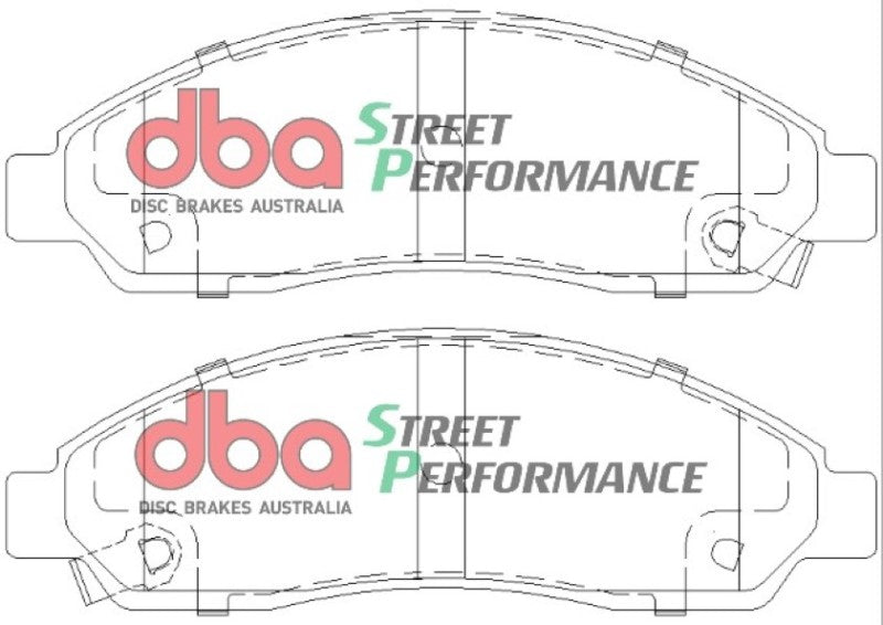 DBA 04-08 Chevrolet Colorado SP Performance Front Brake Pads DBA 04-08 Chevrolet Colorado SP Performance Front Brake Pads