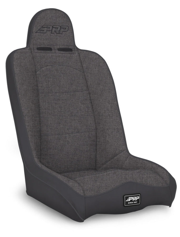 PRP Daily Driver High Back Suspension Seat (Two Neck Slots) - All Grey PRP Daily Driver High Back Suspension Seat (Two Neck Slots) - All Grey
