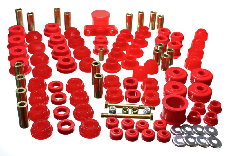 Energy Suspension 88-91 Honda Civic/CRX Red Hyper-Flex Master Bushing Set Energy Suspension 88-91 Honda Civic/CRX Red Hyper-Flex Master Bushing Set