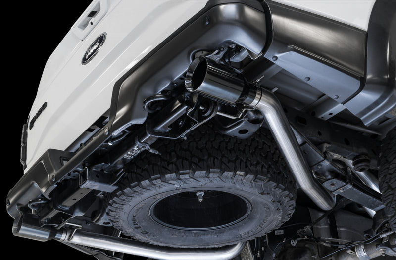 AWE Tuning 2017+ Ford Raptor 0 FG Performance Exhaust System - w/ Diamond Black Tips AWE Tuning 2017+ Ford Raptor 0 FG Performance Exhaust System - w/ Diamond Black Tips