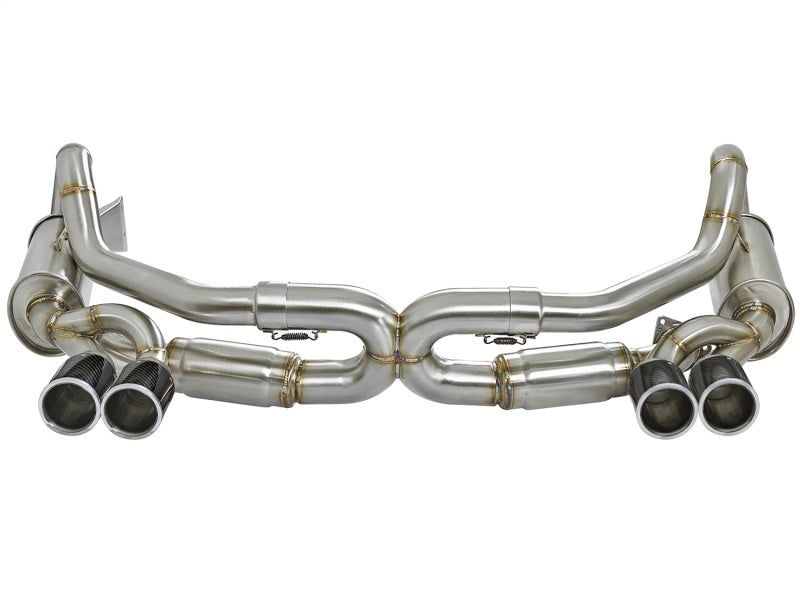aFe Power Elite SS-304 Carbon Tip Dual Cat Back Exhaust 13-14 Porsche 911 C2S (991) H6-3.8L aFe Power Elite SS-304 Carbon Tip Dual Cat Back Exhaust 13-14 Porsche 911 C2S (991) H6-3.8L