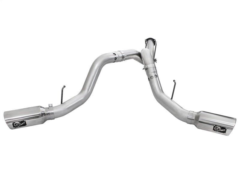 aFe Atlas Exhaust 4in DPF-Back Exhaust Aluminized Steel Polished Tip 11-14 ford Diesel Truck V8-6.7L aFe Atlas Exhaust 4in DPF-Back Exhaust Aluminized Steel Polished Tip 11-14 ford Diesel Truck V8-6.7L