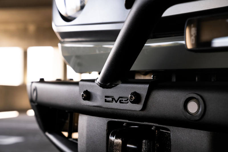 DV8 Offroad 2021-2022 Ford Bronco (Not For Factory Plastic Bumper) Factory Bumper Bull Bar - Black DV8 Offroad 2021-2022 Ford Bronco (Not For Factory Plastic Bumper) Factory Bumper Bull Bar - Black