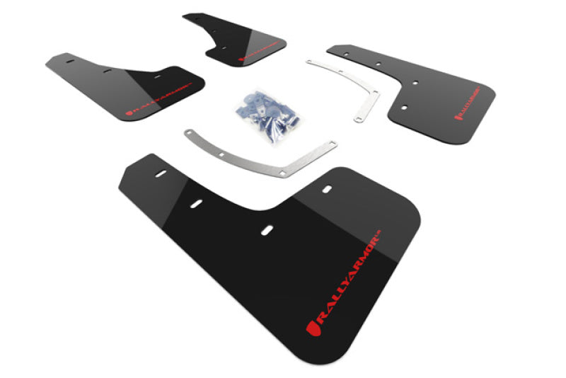 Rally Armor 18-25 Subaru Ascent Black UR Mud Flap w/Red Logo Rally Armor 18-25 Subaru Ascent Black UR Mud Flap w/Red Logo