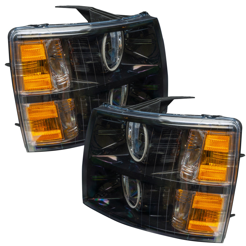 Oracle 07-13 Chevy Silverado SMD HL - Blk - Round Style - ColorSHIFT w/ BC1 Cntrl SEE WARRANTY Oracle 07-13 Chevy Silverado SMD HL - Blk - Round Style - ColorSHIFT w/ BC1 Cntrl SEE WARRANTY