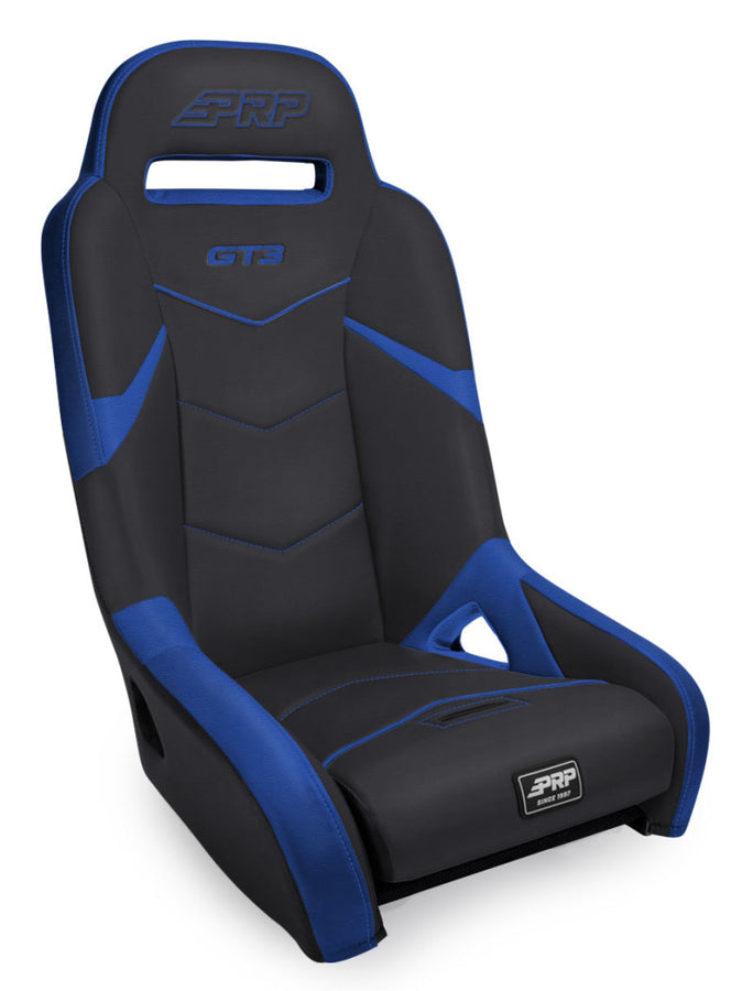 PRP GT3 Rear Suspension Seat- Black/Blue PRP GT3 Rear Suspension Seat- Black/Blue