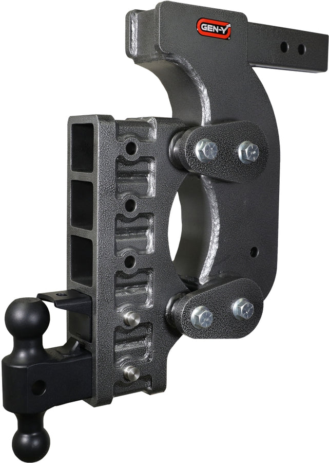 Gen-Y The Boss Torsion-Flex 2.5in Receiver 18in Drop Hitch w/Dual-Ball/Pintle Lock/Stab Kit Gen-Y The Boss Torsion-Flex 2.5in Receiver 18in Drop Hitch w/Dual-Ball/Pintle Lock/Stab Kit