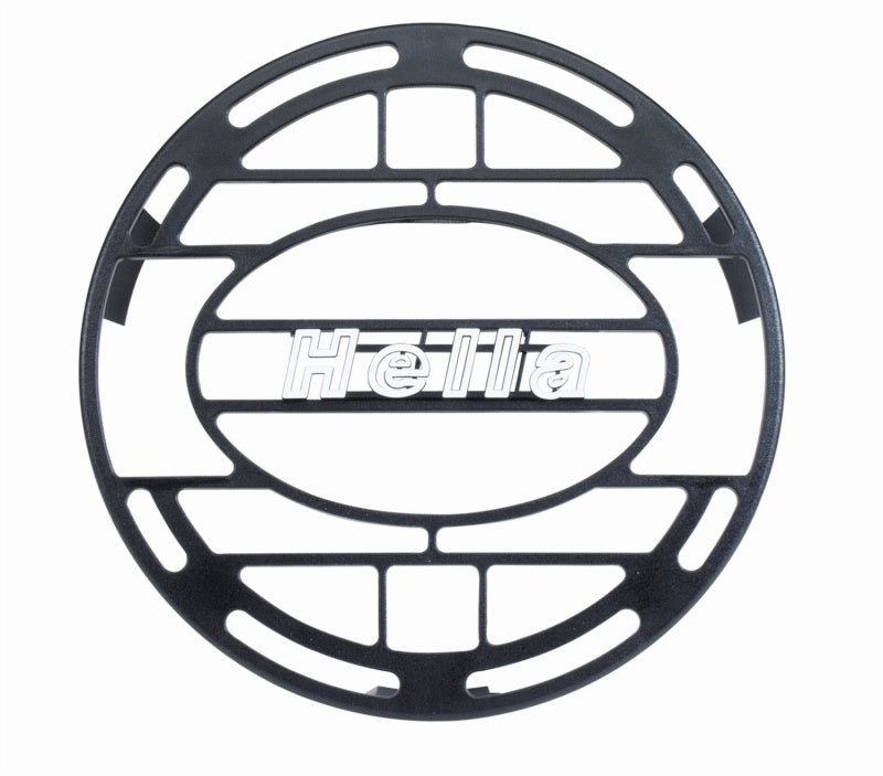 Hella Stone Shield Round Plastic Black Hella Logo Light Cover Hella Stone Shield Round Plastic Black Hella Logo Light Cover