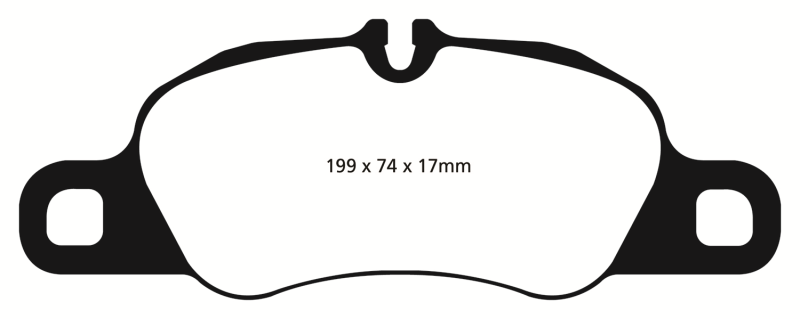 EBC 09-12 Porsche 911 (997) (Cast Iron Rotor only) 3.6 Carrera 2 Redstuff Front Brake Pads EBC 09-12 Porsche 911 (997) (Cast Iron Rotor only) 3.6 Carrera 2 Redstuff Front Brake Pads