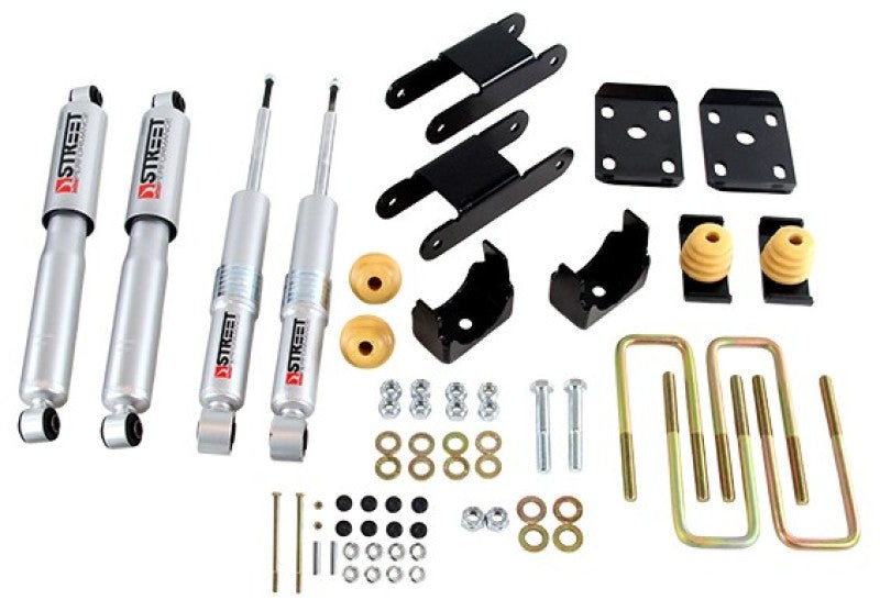 Belltech LOWERING KIT 18-20 Chevy Colorado/Canyon All Cab/SB -0-3in F / -4in R w/ Street Perf Shocks Belltech LOWERING KIT 18-20 Chevy Colorado/Canyon All Cab/SB -0-3in F / -4in R w/ Street Perf Shocks