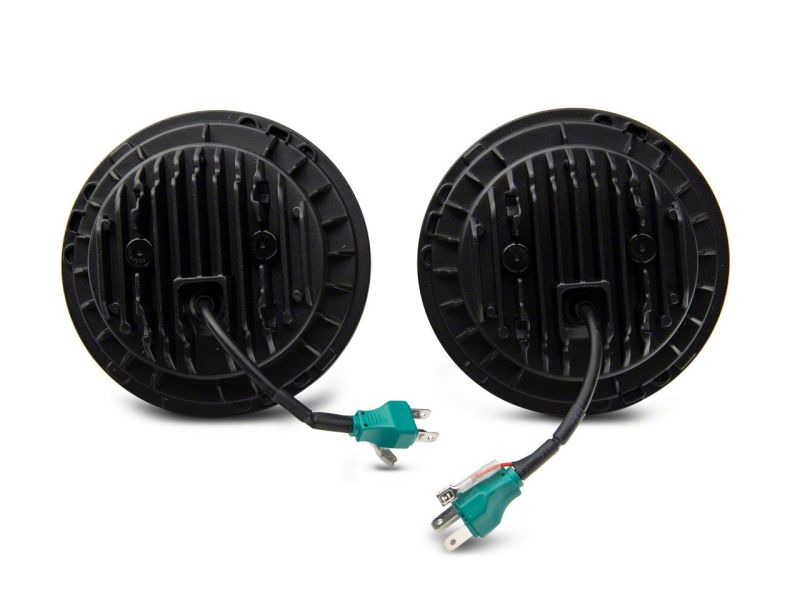 Raxiom 07-18 Jeep Wrangler JK Axial Spider LED Headlights w/Angel Eye Halo- Blk Housing (Clear Lens) Raxiom 07-18 Jeep Wrangler JK Axial Spider LED Headlights w/Angel Eye Halo- Blk Housing (Clear Lens)