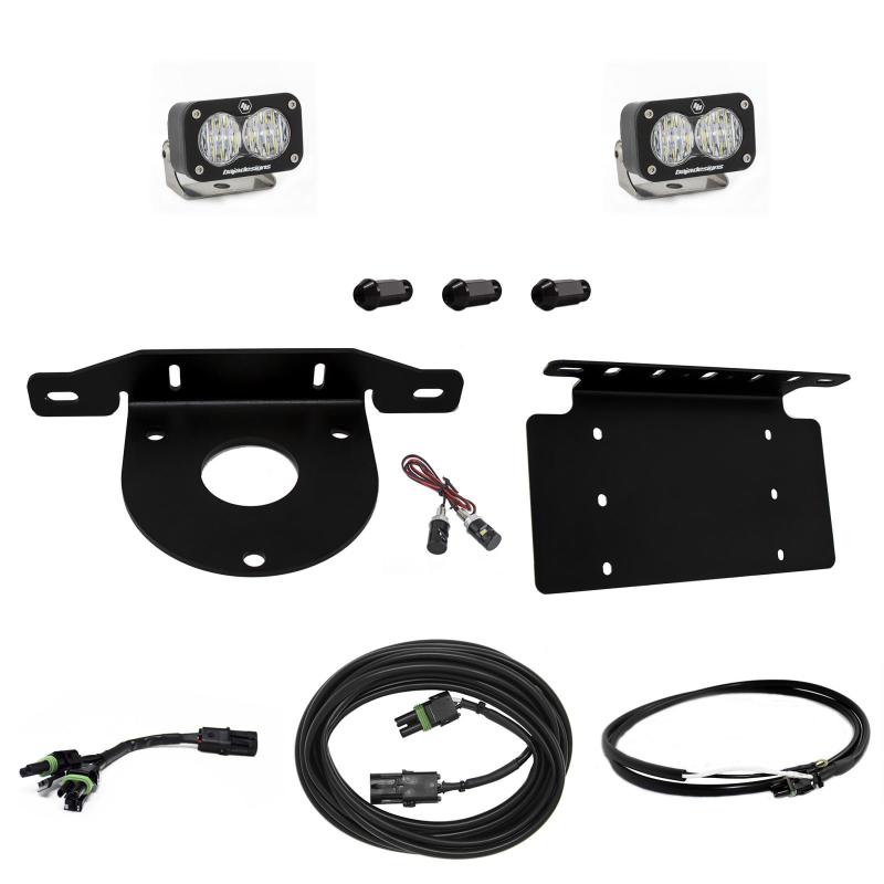 Baja Designs 2021+ Ford Bronco Dual S1 Sport W/C Reverse Kit w/Lic Plate w/Upfitter Baja Designs 2021+ Ford Bronco Dual S1 Sport W/C Reverse Kit w/Lic Plate w/Upfitter