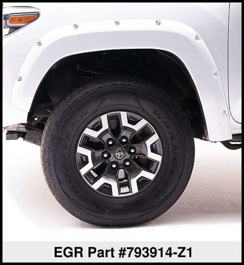 EGR 2017 Ford Super Duty Bolt-On Look Color Match Fender Flares - Set - Oxford White EGR 2017 Ford Super Duty Bolt-On Look Color Match Fender Flares - Set - Oxford White