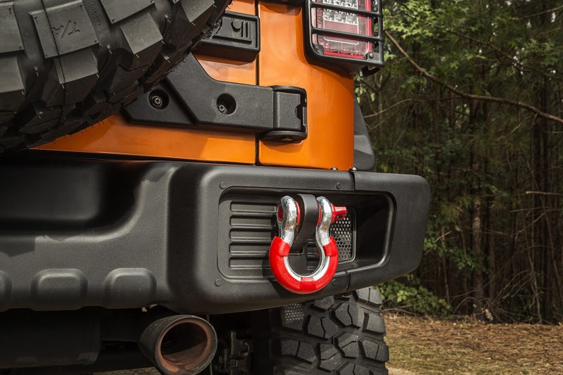 Rugged Ridge Red 3/4in D-Ring Isolator Kit Rugged Ridge Red 3/4in D-Ring Isolator Kit