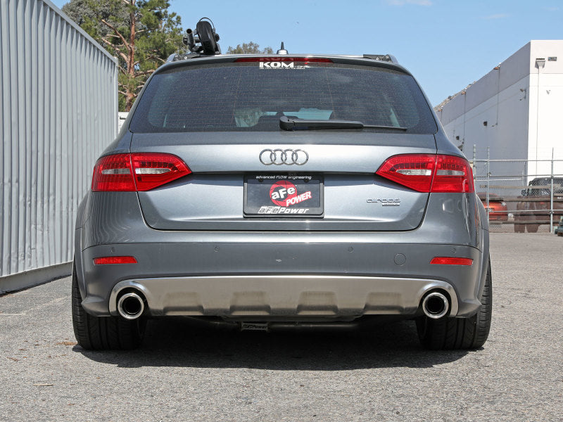 afe MACH Force-Xp 13-16 Audi Allroad L4 SS Axle-Back Exhaust w/ Polished Tips afe MACH Force-Xp 13-16 Audi Allroad L4 SS Axle-Back Exhaust w/ Polished Tips
