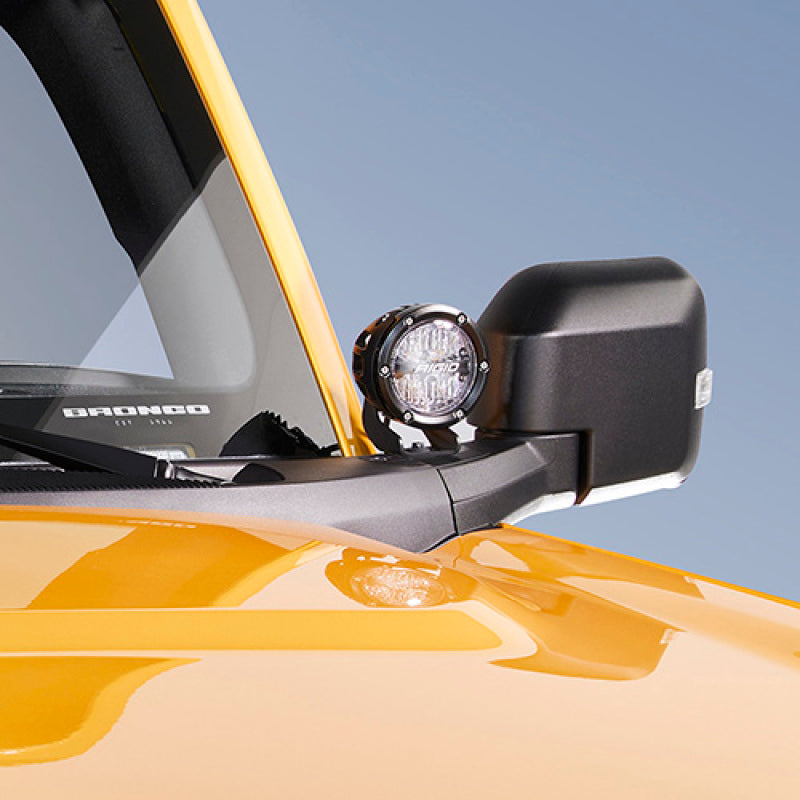 Ford Racing 2021+ Ford Bronco Mirror Mounted 4in Rigid LED Lights Kit Ford Racing 2021+ Ford Bronco Mirror Mounted 4in Rigid LED Lights Kit