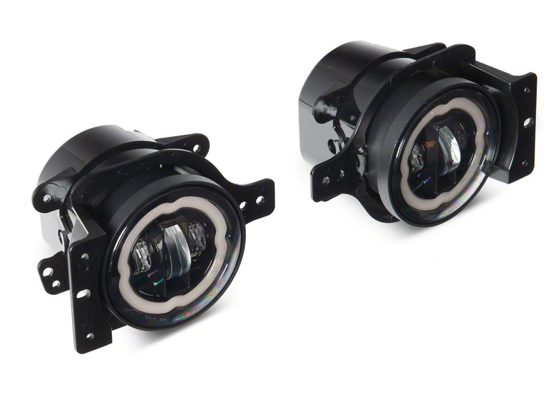 Raxiom 18-23 Jeep Wrangler JL Axial Series Angel Eye LED Fog Lights Raxiom 18-23 Jeep Wrangler JL Axial Series Angel Eye LED Fog Lights