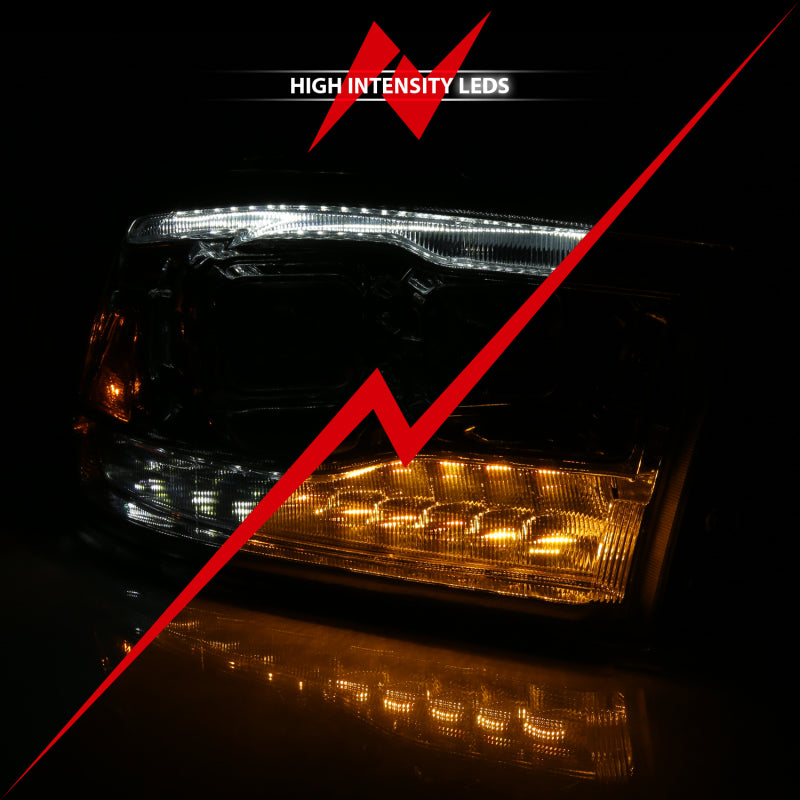ANZO 2009-2018 Dodge Ram 1500 Projector H.L. Switchback Chrome Amber ANZO 2009-2018 Dodge Ram 1500 Projector H.L. Switchback Chrome Amber