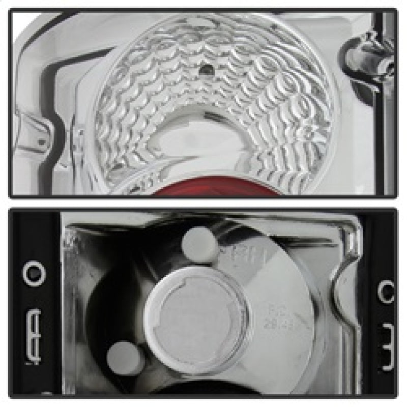 Spyder Ford Excursion 00-06/Econoline 150/250/350/450/550 95-06 Euro Tail Lights Chrm ALT-YD-FEC00-C Spyder Ford Excursion 00-06/Econoline 150/250/350/450/550 95-06 Euro Tail Lights Chrm ALT-YD-FEC00-C