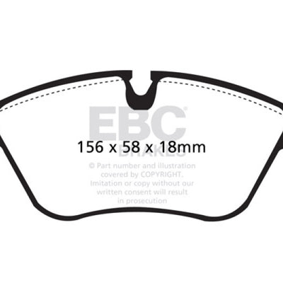 EBC 93-97 Volvo 850 2.3 Turbo Ultimax2 Front Brake Pads