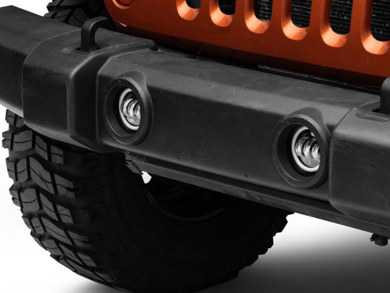 Raxiom 07-23 Jeep Wrangler JK & JL Axial Series Halo LED Fog Lights- Amber Raxiom 07-23 Jeep Wrangler JK & JL Axial Series Halo LED Fog Lights- Amber