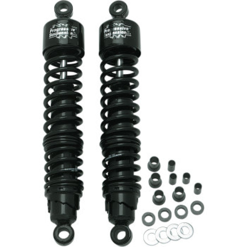 Progressive Harley 413 Series Shocks 15.0in - Black Progressive Harley 413 Series Shocks 15.0in - Black