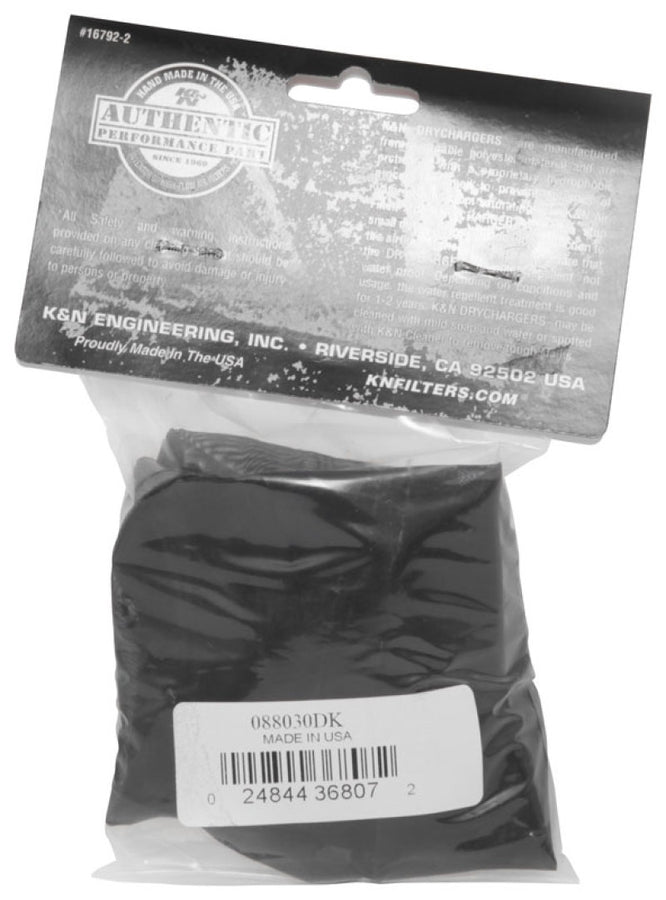 K&N Drycharger Air Filter Wrap 8-3/4in X 10-1/4in X 3in Black K&N Drycharger Air Filter Wrap 8-3/4in X 10-1/4in X 3in Black