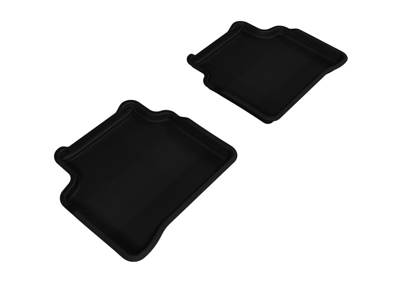 3D MAXpider 2007-2012 Nissan Altima Sedan Kagu 2nd Row Floormats - Black 3D MAXpider 2007-2012 Nissan Altima Sedan Kagu 2nd Row Floormats - Black