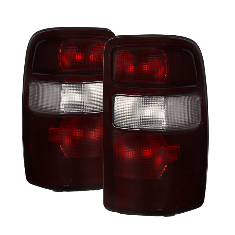 Xtune GMC Yukon 00-06 OEM Style Tail Lights w/ Black Rim Red Smoked ALT-JH-CSUB00-OE-RSM Xtune GMC Yukon 00-06 OEM Style Tail Lights w/ Black Rim Red Smoked ALT-JH-CSUB00-OE-RSM