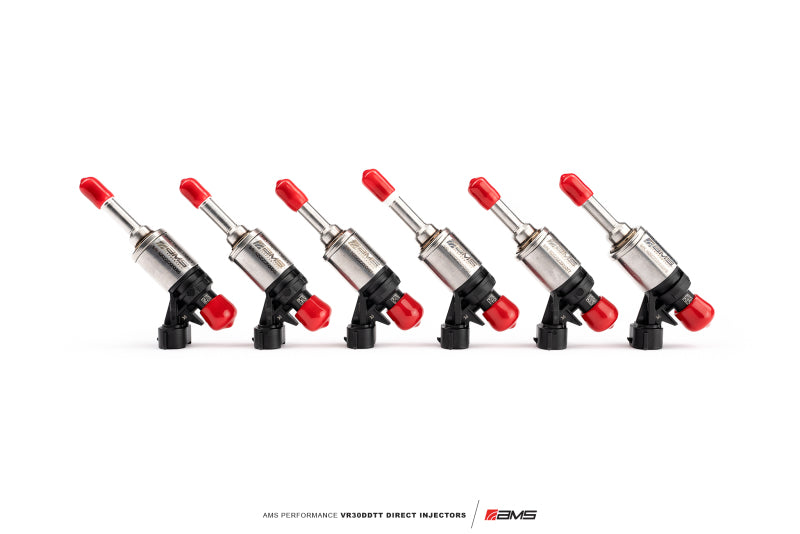 AMS Performance VR30DDTT Stage 2 Direct Injectors (Set of 6) AMS Performance VR30DDTT Stage 2 Direct Injectors (Set of 6)