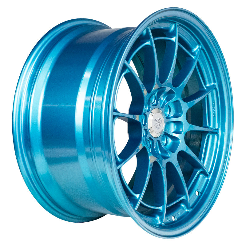 Enkei NT03+M 18x9.5 5x114.3 40mm Offset 72.6mm Bore Emerald Blue Wheel MOQ 40 Enkei NT03+M 18x9.5 5x114.3 40mm Offset 72.6mm Bore Emerald Blue Wheel MOQ 40