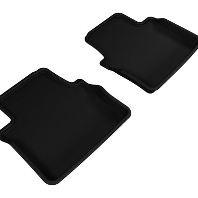 3D MAXpider 2014-2019 Cadillac CTS Kagu 2nd Row Floormats - Black