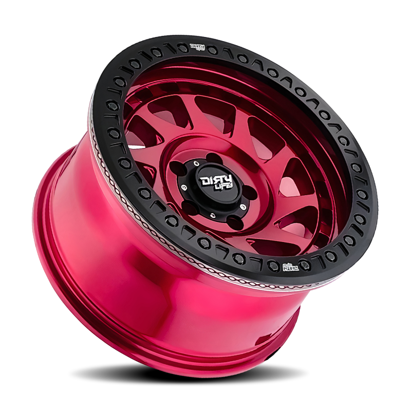 Dirty Life 9313 Enigma Race 17x9 / 6x139.7 BP / -38mm Offset / 106mm Hub Crimson Candy Red Wheel Dirty Life 9313 Enigma Race 17x9 / 6x139.7 BP / -38mm Offset / 106mm Hub Crimson Candy Red Wheel