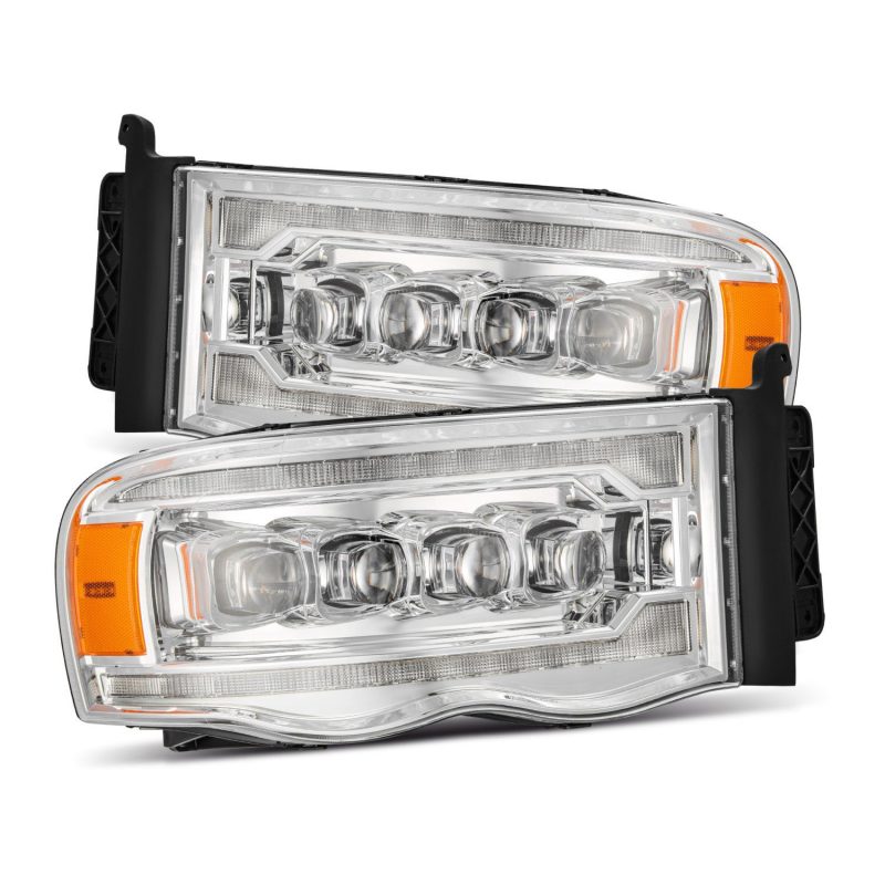 AlphaRex 02-05 Dodge Ram 1500 NOVA LED Proj Headlights Plank Style Chrome w/Activ Light/Seq Signal AlphaRex 02-05 Dodge Ram 1500 NOVA LED Proj Headlights Plank Style Chrome w/Activ Light/Seq Signal